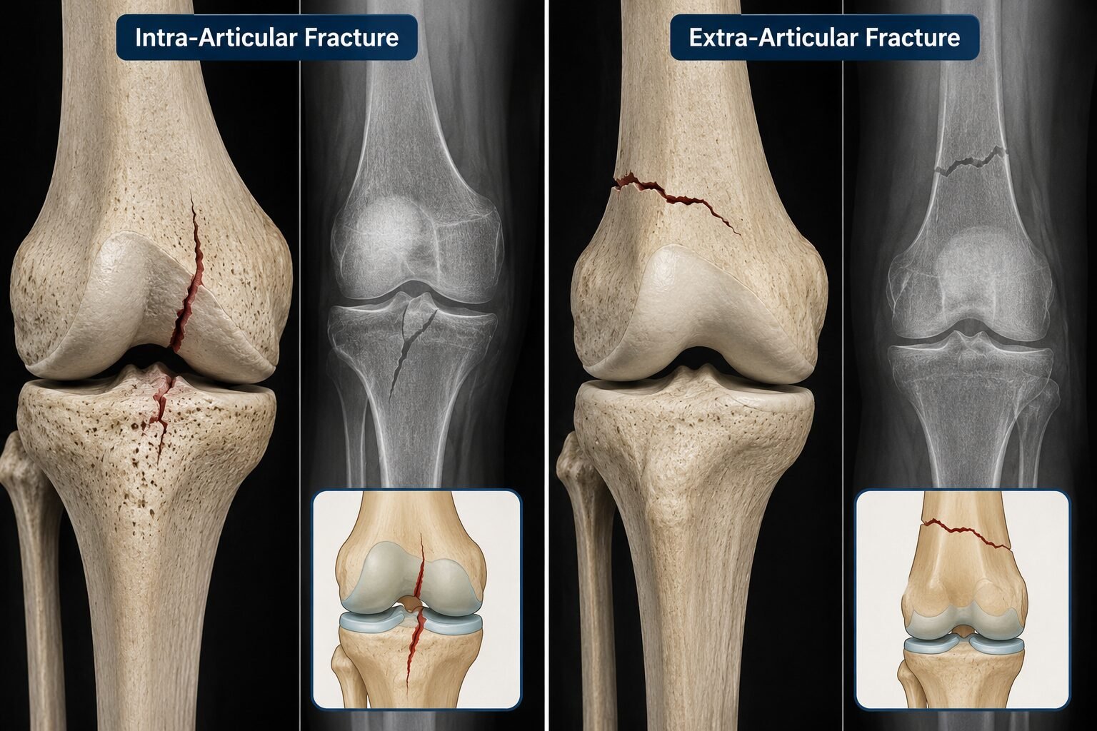 Intra-Articular Fracture vs Extra-Articular Fracture